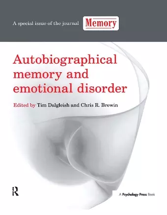 Autobiographical Memory and Emotional Disorder cover