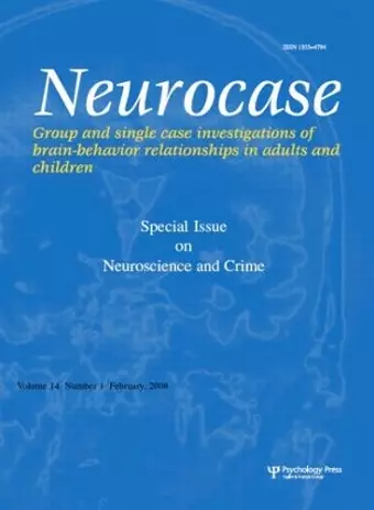 Neuroscience and Crime cover