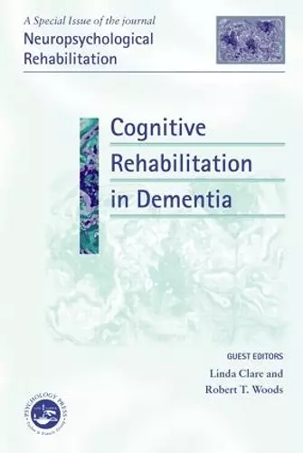 Cognitive Rehabilitation in Dementia cover