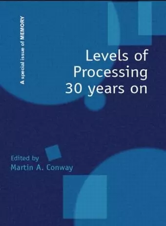 Levels of Processing 30 Years On cover