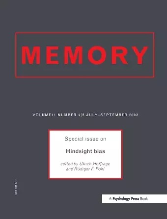 Hindsight Bias cover