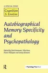 Autobiographical Memory Specificity and Psychopathology cover