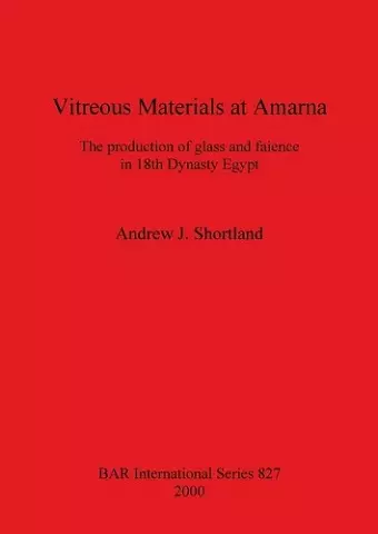 Vitreous Materials at Amarna cover