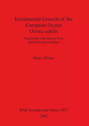 Incremental Growth of the European Oyster Ostrea edulis cover