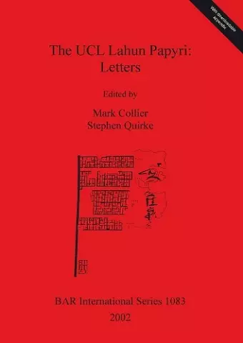 The UCL Lahun Papyri cover
