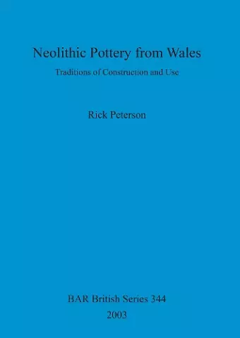 Neolithic Pottery from Wales cover