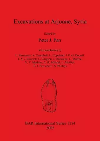 Excavations at Arjourne Syria cover