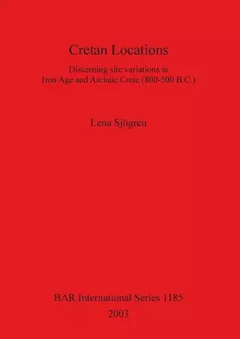 Cretan Locations cover