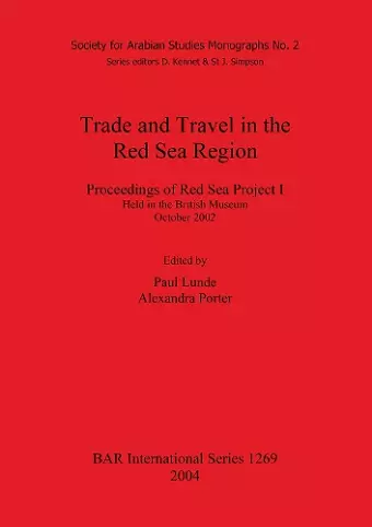 Trade and Travel in the Red Sea Region cover