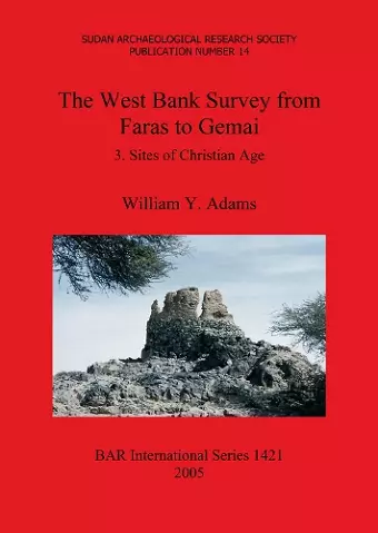 The West Bank Survey from Faras to Gemai 3 cover