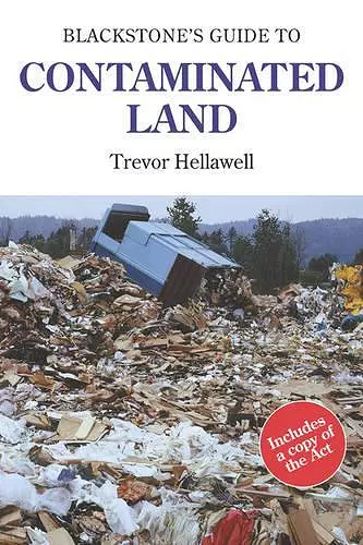 Blackstone's Guide to Contaminated Land cover