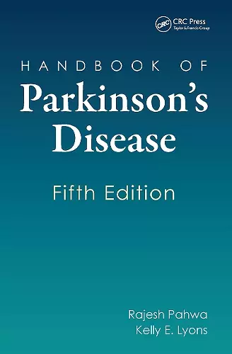 Handbook of Parkinson's Disease cover