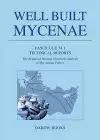 Well Built Mycenae Fascicule 34.1 cover