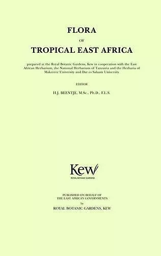 Flora of Tropical East Africa: Apocynaceae, Part 2 cover