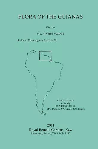 Flora of the Guianas. Series A: Phanerogams Fascicle 28 cover