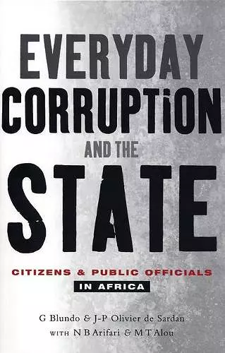 Everyday Corruption and the State cover