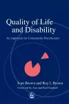 Quality of Life and Disability cover