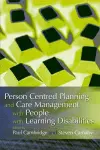 Person Centred Planning and Care Management with People with Learning Disabilities cover