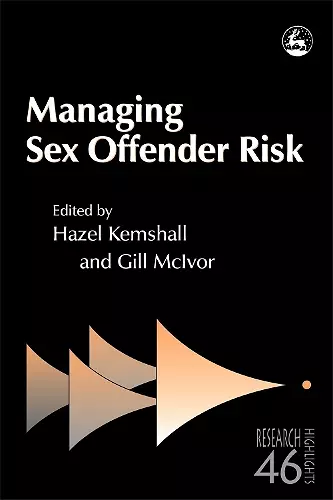 Managing Sex Offender Risk cover