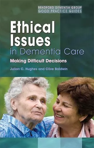 Ethical Issues in Dementia Care cover