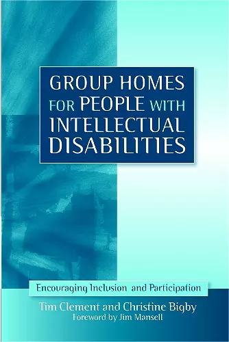 Group Homes for People with Intellectual Disabilities cover