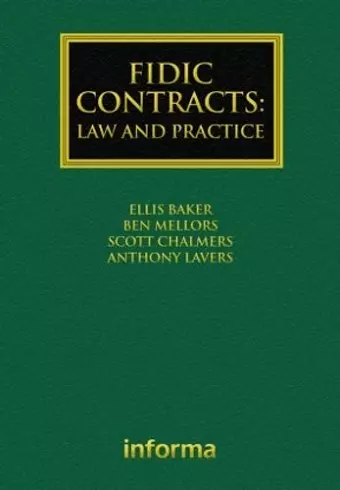 FIDIC Contracts: Law and Practice cover