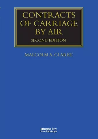 Contracts of Carriage by Air cover