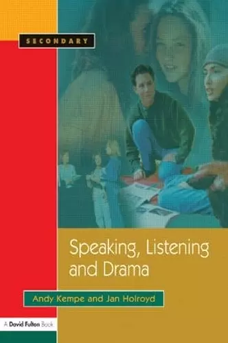 Speaking, Listening and Drama cover