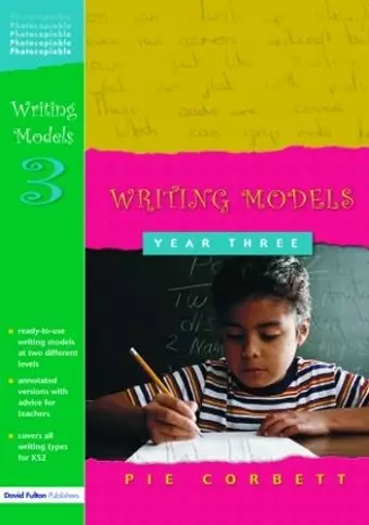 Writing Models Year 3 cover