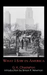 What I Saw in America cover