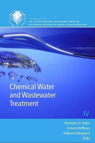 Chemical Water and Wastewater Treatment IX cover