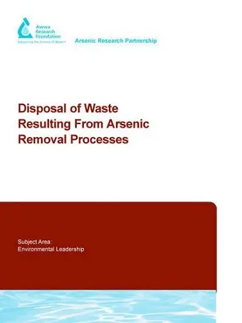 Disposal of Waste Resulting from Arsenic Removal Processes cover