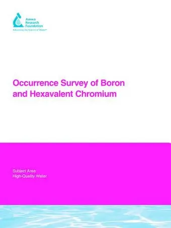 Occurrence Survey of Boron and Hexavalent Chromium cover