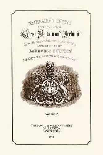 FAIR-BAIRN'S CRESTS OF GREAT BRITAIN AND IRELAND Volume Two cover