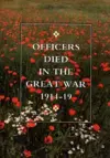 Officers Died in the Great War 1914-1919 cover