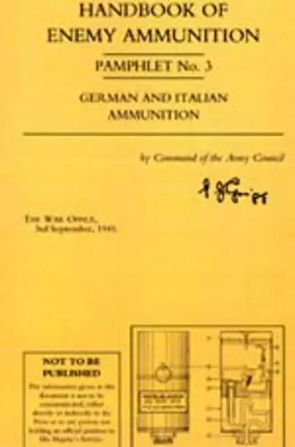 Handbook of Enemy Ammunition Pamphlet cover