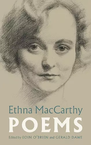 Ethna MacCarthy: Poems cover