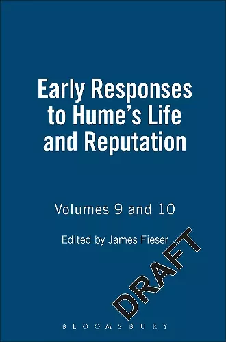 Early Responses to Hume's Life And Reputation cover