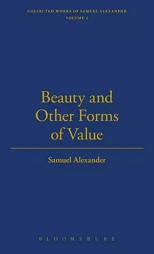 Beauty And Other Forms Of Value cover
