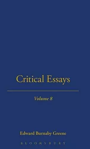 Critical Essays cover