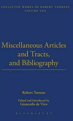 Miscellaneous Articles and Tracts and Bibliography cover