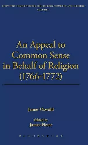 An Appeal To Common Sense in Behalf of Religion cover