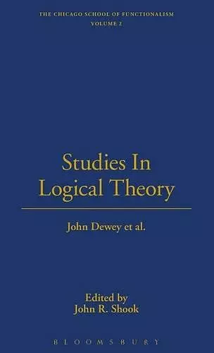 Studies In Logical Theory cover