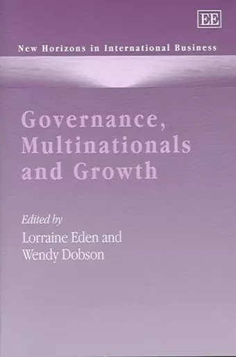 Governance, Multinationals and Growth cover