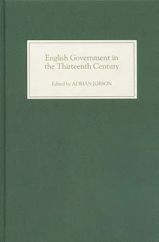 English Government in the Thirteenth Century cover