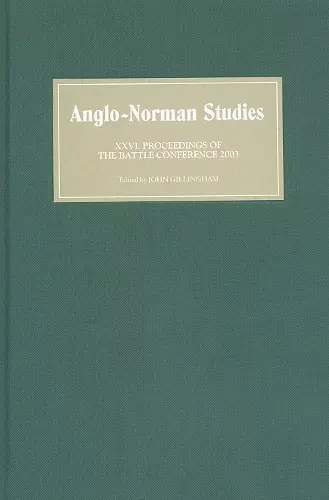 Anglo-Norman Studies XXVI cover