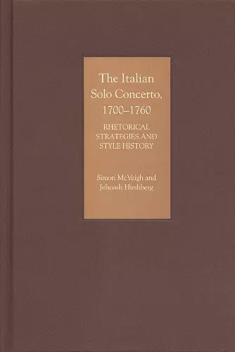 The Italian Solo Concerto, 1700-1760 cover