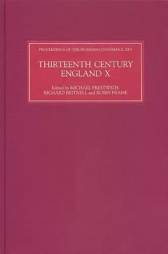 Thirteenth Century England X cover