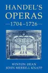 Handel's Operas, 1704-1726 cover