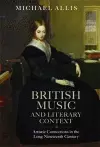 British Music and Literary Context cover